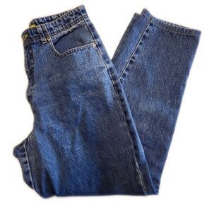 Sigrid Olsen "Impressionist" Relaxed Fit Mom Jeans, 1990s, 100% Cotton, 8